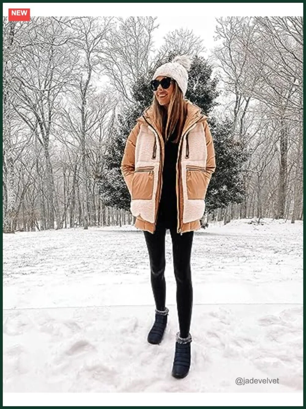 Women's Winter Snow Boots Waterproof Warm Faux Fur Lined Non Slip Outdoor